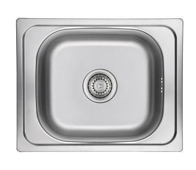 Ausmann Basic rvs opbouw spoelbak 50x40 cm inclusief sifon 1208956975