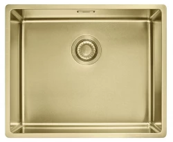 Franke Mythos Masterpiece BXM 210.50 PVD Goud Spoelbak 500x410mm Vlakbouw en Onderbouw 127.0674.362