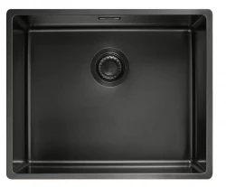 Franke Mythos Masterpiece BXM 210.50 PVD Gun Metal Spoelbak 500x410mm Vlakbouw en Onderbouw 127.0672.129