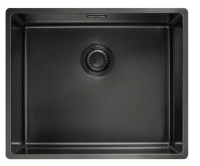 Franke Mythos Masterpiece BXM 210.50 PVD Gun Metal Spoelbak 500x410mm Vlakbouw en Onderbouw 127.0672.129