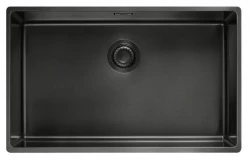 Franke Mythos Masterpiece BXM 210.68 Grote Gun Metal PVD 685x410mm Vlakbouw en Onderbouw Spoelbak 127.0674.440