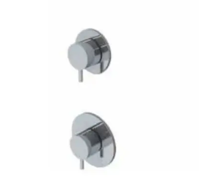 Waterevolution Flow mix and match inbouw mengkraan chroom met stopkraan 1208957062