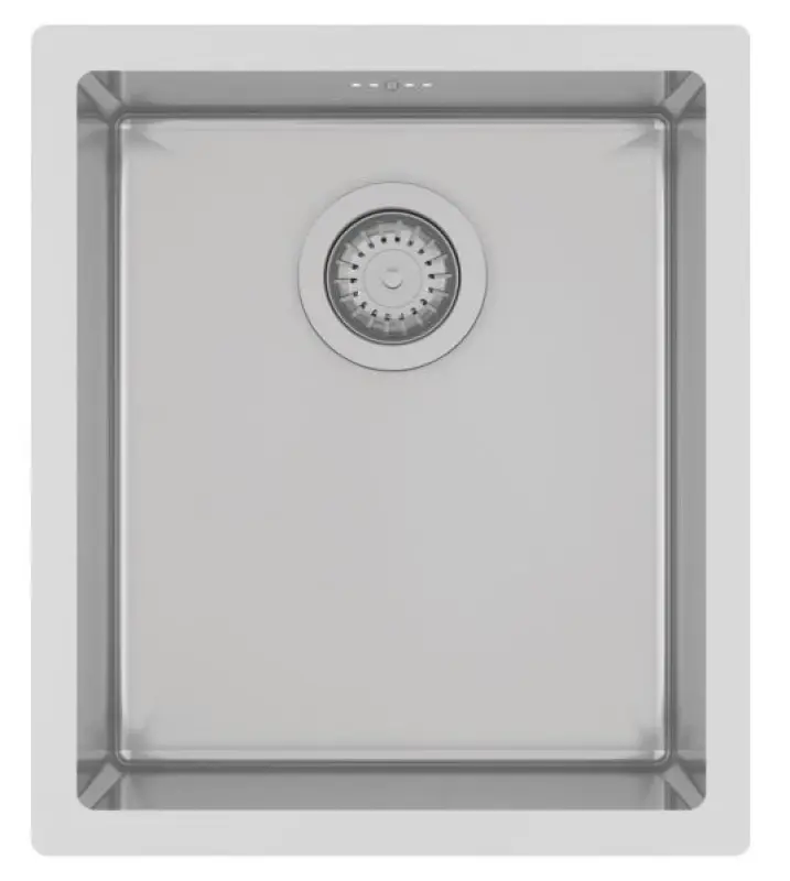 Ausmann Oder rvs spoelbak 34x40cm vlakbouw onderbouw en opbouw extra diep 22cm 1208957111