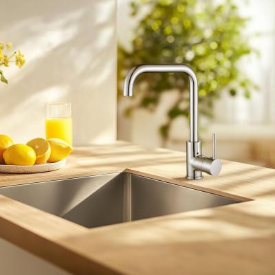 Ausmann Oder rvs spoelbak 40x40cm vlakbouw onderbouw en opbouw extra diep 22cm 1208957112