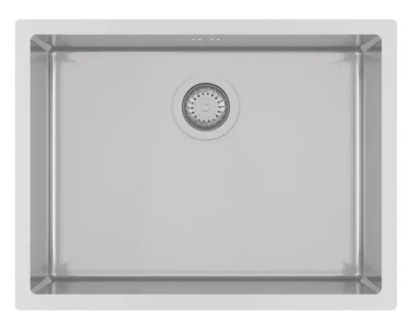 Ausmann Oder rvs spoelbak 54x40cm vlakbouw onderbouw en opbouw extra diep 22cm 1208957113