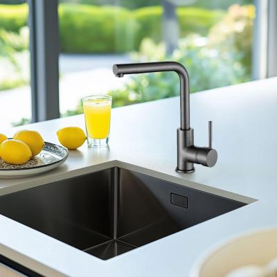 Ausmann Lavea antracieten keukenkraan PVD gun metal met draaibare uitloop 1208957134