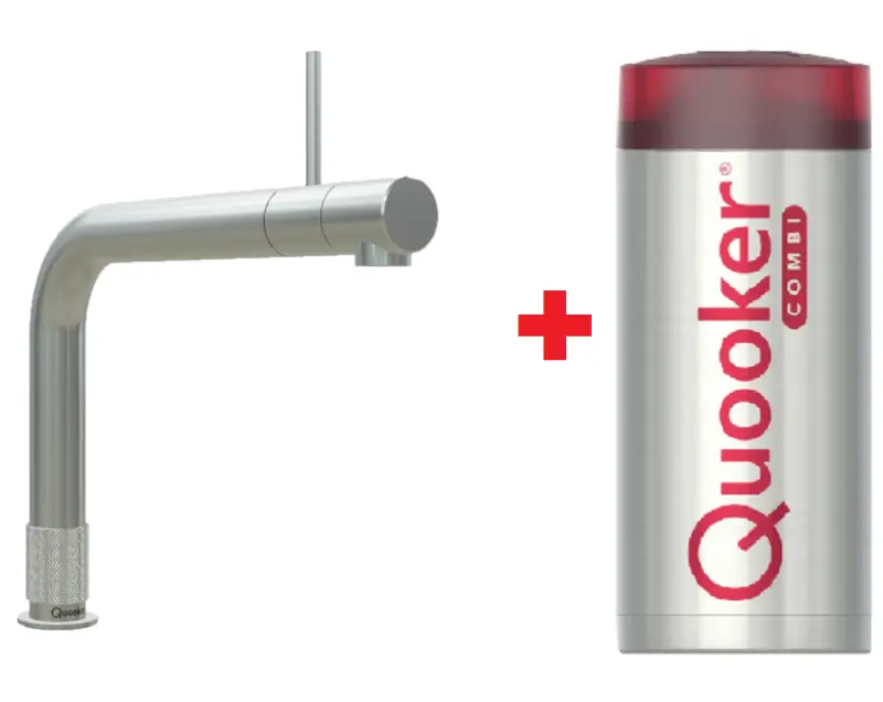 Quooker Front RVS COMBI+ Warm, koud, kokend water 22+FRONTRVS