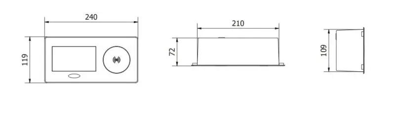 Indux Flip keuken stopcontact penaarde in het werkblad mat zwart met draadloos en 2 USB opladers 1208957428
