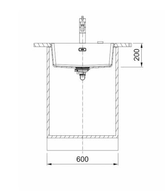Franke Maris MRG 110-52 Fragranite oyster spoelbak onderbouw