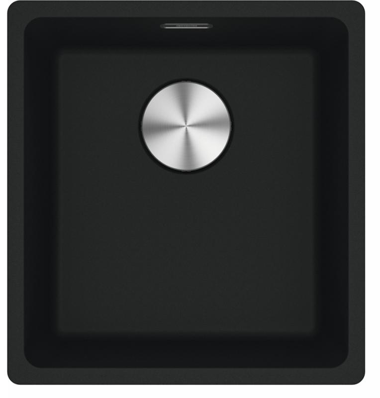 Franke Maris MRG 210-37 Fragranite matt black spoelbak vlakinbouw
