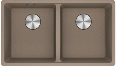 Franke Maris MRG 120-35-35 Fragranite Oyster dubbele spoelbak  onderbouw