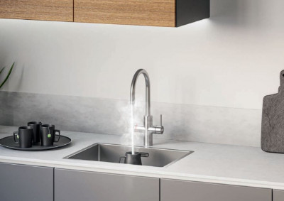 Franke Maris water hub 4L boiler 3-1 met Touch electronische kokend water kraan RVS 160.0702.531