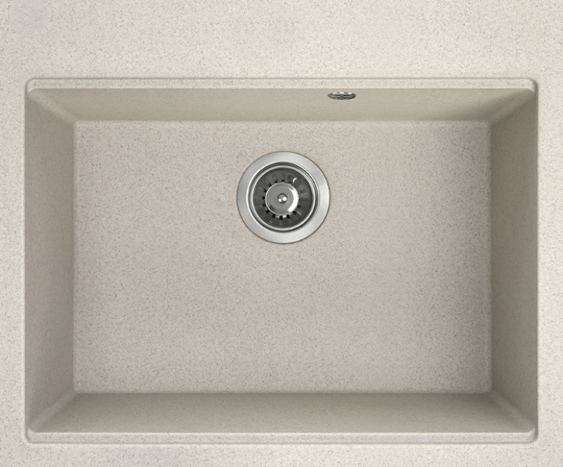 Aquadesign Natura granieten opbouw spoelbak beige zand 60x50cm 1208958168