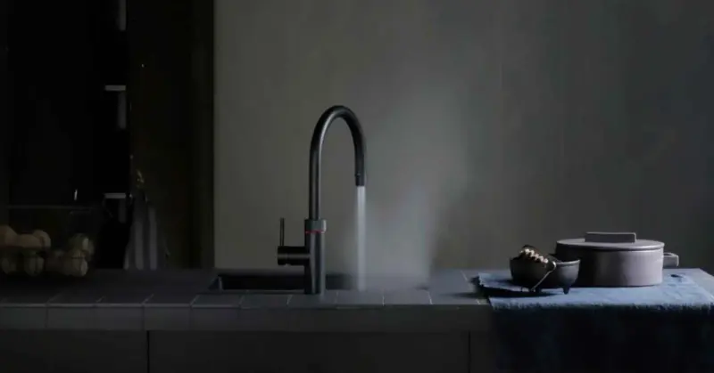 Quooker Flex Gun Metal COMBI+ Warm, koud, kokend water 22+XGME