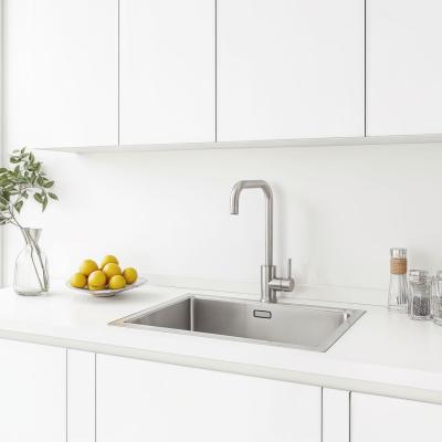 Ausmann Inox Square keukenkraan draaibare uitloop volledig RVS 1208958309