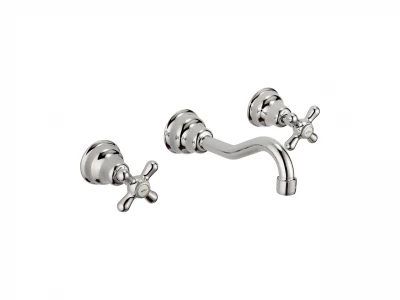 Huber Croisette 3-gats Wastafelmengkraan Goud CS0035102G