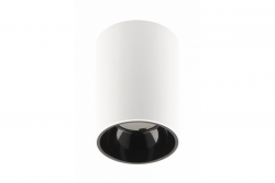 Decor Plafondarmatuur ARIES PC 73x105mm IP20 max 20W rond wit/zwart. 1208963818
