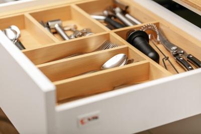 Decor Cutle Bestekbakken Keuken Verstelbaar Inzetstuk voor 600-1000mm Kasten  1208966291