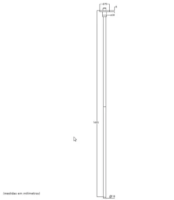 Waterevolution Flow plafond wastafelkraan uitloop PVD licht goud T1678WGE