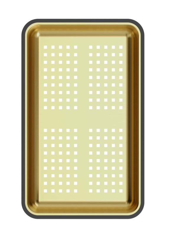 Quadri gouden restenbakje 38x23 cm voor Newport spoelbakken 1208967506