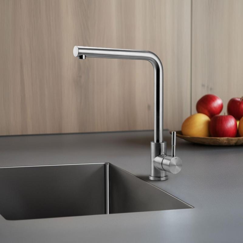 Pure.Sink Elite Steel Spark keukenkraan RVS PS8040-02