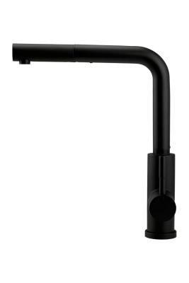 Pure.Sink Elite Steel Spark-S keukenkraan Matzwart met uittrekbare uitloop PS8041-10