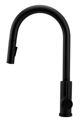 Pure.Sink Elite Steel Stream-S keukenkraan Matzwart met uittrekbare uitloop PS8045-10