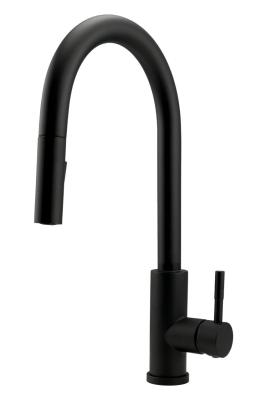 Pure.Sink Elite Steel Stream-S keukenkraan Matzwart met uittrekbare uitloop PS8045-10