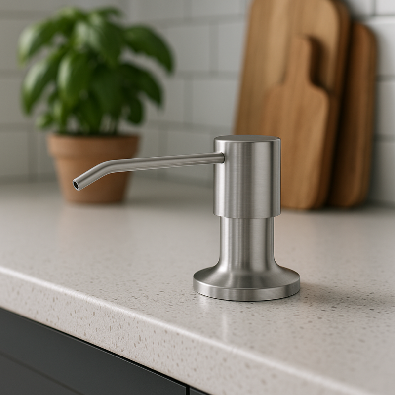 Quadri Manchester Inbouw Zeepdispenser RVS- Boven Navulbaar 1208967655