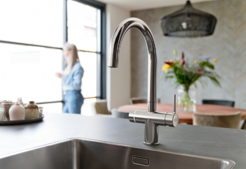 Franke Maris water hub 7L boiler 3-1 met Touch electronische kokend water kraan chroom 160.0713.580