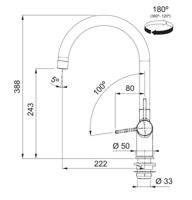 Franke Maris water hub 7L boiler 3-1 met Touch electronische kokend water kraan mat zwart met waterhub mengset 1208967855
