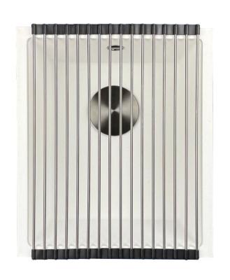 GraniteMy Universal Witte Granieten Spoelbak 34x40 cm wit opbouw onderbouw en vlakinbouw met gun metal plug  1208967904