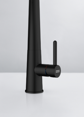 Franke Icon Eenhendel Keukenmengkraan met Flexibele Handdouche, Zwart 115.0690.598