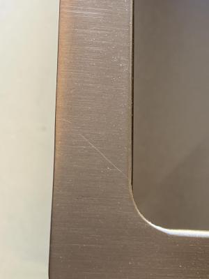OUTLET Licht Beschadigd Ausmann Mosel RVS spoelbak koper kleur PVD Copper 50x40 onderbouw 1208969710