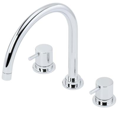 Waterevolution Flow 3-gats keukenmengkraan met draaibare uitloop en gefilterd water aansluiting chroom T152U01