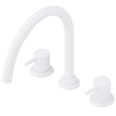 Waterevolution Flow 3-gats keukenmengkraan met draaibare uitloop en gefilterd water aansluiting wit T152UBR