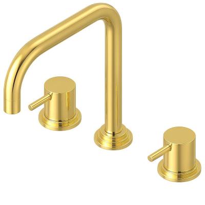Waterevolution Flow 3-gats haakse keukenmengkraan met draaibare uitloop en gefilterd water aansluiting messing T152HLE