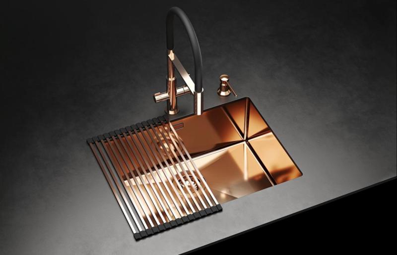 Ausmann Claridge 3-Weg Keukenmengkraan met Flexibele Uitloop en Gefilterd Water – Chroom - 1208970091