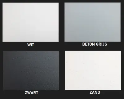 Zand Wit Creme Spoelbak 40x40 cm Onderbouw, Opbouw en Vlakinbouw met Witte Plug 1208970541