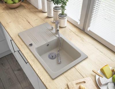 Graniteland Ceres Keukenmengkraan Beige zand met Uittrekbare Uitloop en Dubbel-Functie Handdouche 1208970708