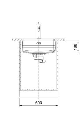 Franke Maris Quiet MQX 110.50 RVS Spoelbak 50x40 cm Onderbouw 122.0694.477