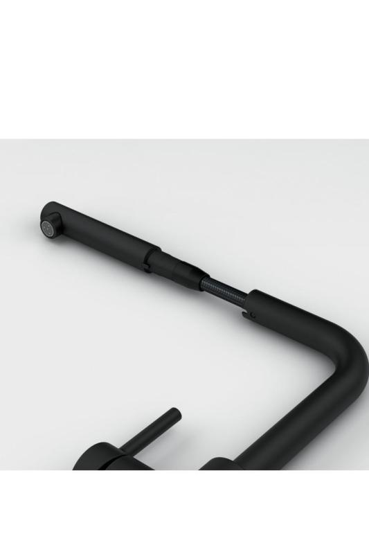 Franke Lina L Keukenkraan Onyx met Uittrekbare Uitloop 115.0728.484