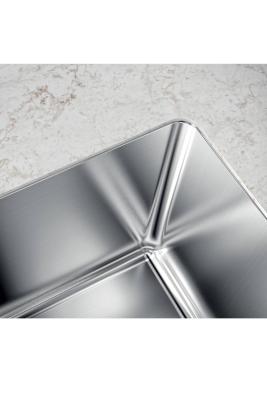 Foster Phantom Slimline RVS Spoelbak 71x40cm Onderbouw voor keramische aanrechtbladen 1208971121