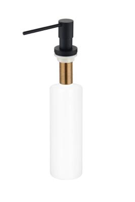 Ausmann Lirio Inbouw Zeepdispenser Zwart mat van boven navulbaar 1208971202