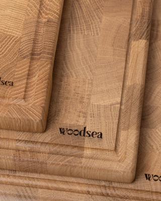 Woodsea Woodstone Oak S - Eiken Houten Snijplank 30x20cm 1208971356