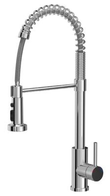Quadri Redwick  keukenmengkraan Chroom met half-flexibele uitloop en douche met 2 straalsoorten plus waterstop-functie 1208971412