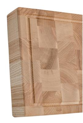 Woodsea Woodstone Ash S -  Essen Houten Snijplank Vierkant 20x20cm 1208971526