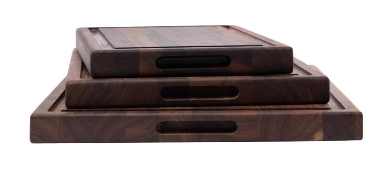 Woodsea Butcher Groove S -  Walnoot Houten Snijplank met sapgeul 45x30 cm 1208971534