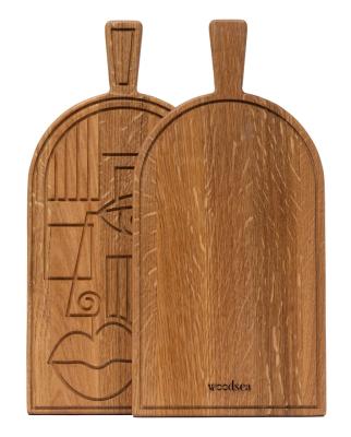 Woodsea Mask Oak - Eikenhouten Mask snij- en serveerplank 38x19 cm 1208971562