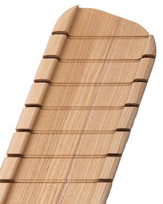 Woodsea Boardette - Essenhouten Frans stokbrood snij- en serveerplank 64x10 cm 1208971570